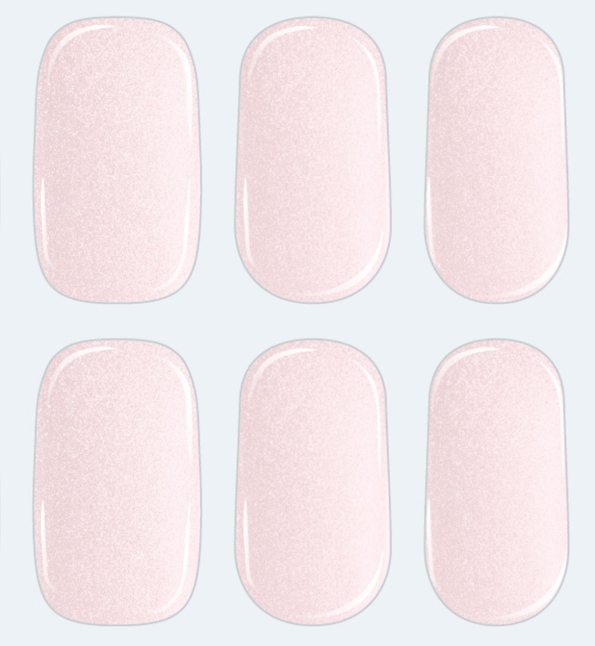Pink Hailey Glazed Donut DIY Semicured Gel Nail Sticker Kit