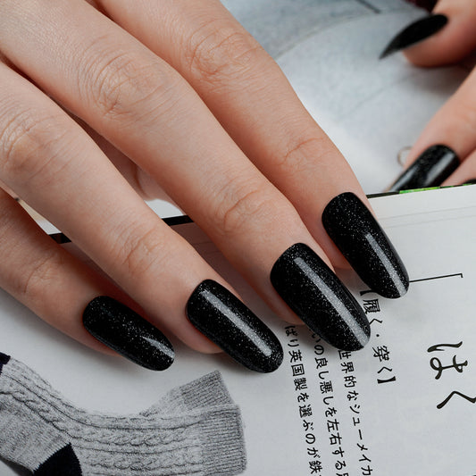 Space Dust Shimmer DIY Semicured Gel Nail Sticker Kit
