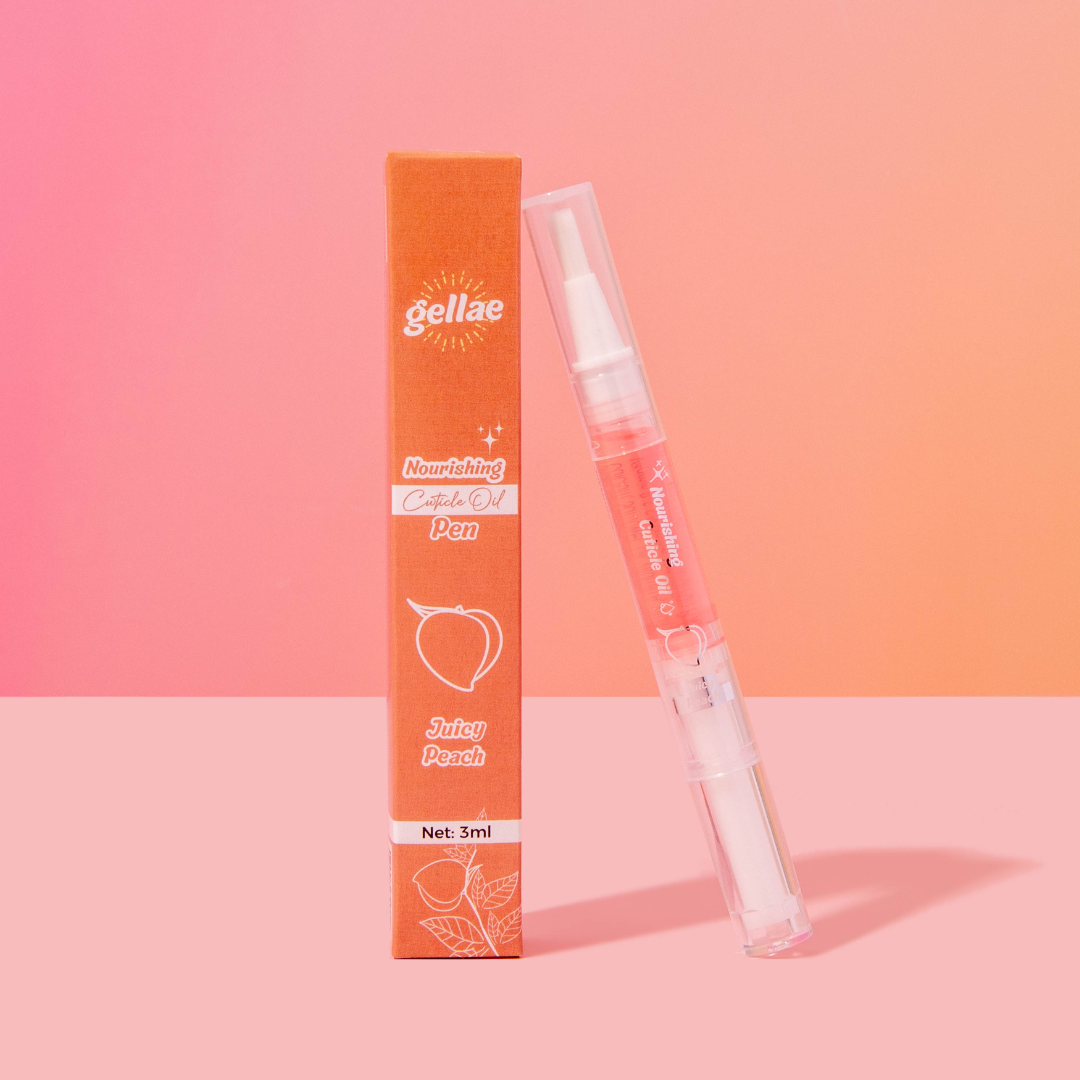 Gellae Juicy Peach Cuticle Oil Gellae Remover