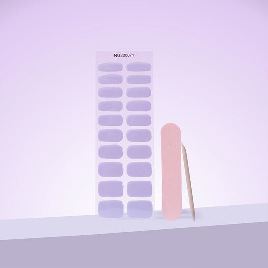 Lavendel DIY Semicured Gel Nail Sticker Kit