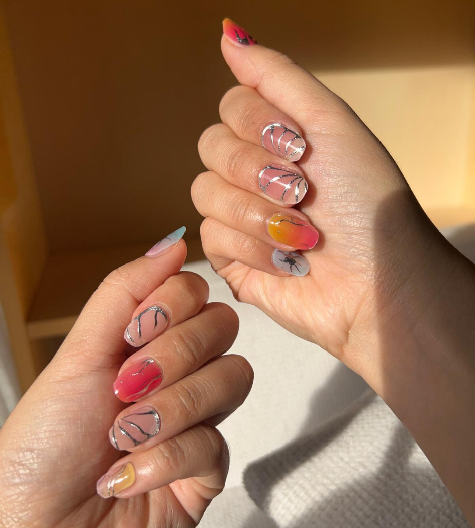 Metallic Fairy Flame DIY Semicured Gel Nail Sticker Kit (Limited Edition)