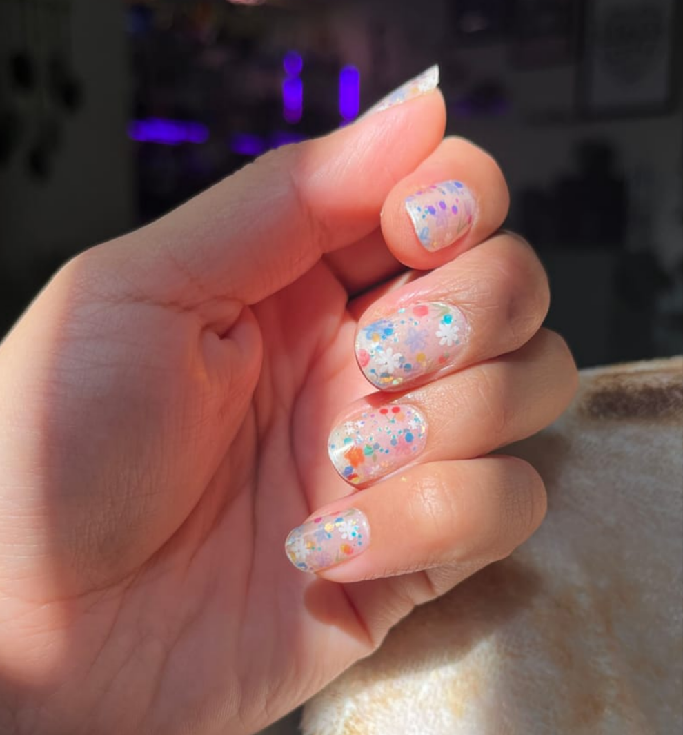 Springtime Confetti DIY Semicured Gel Nail Sticker Kit (LIMITED EDITION)