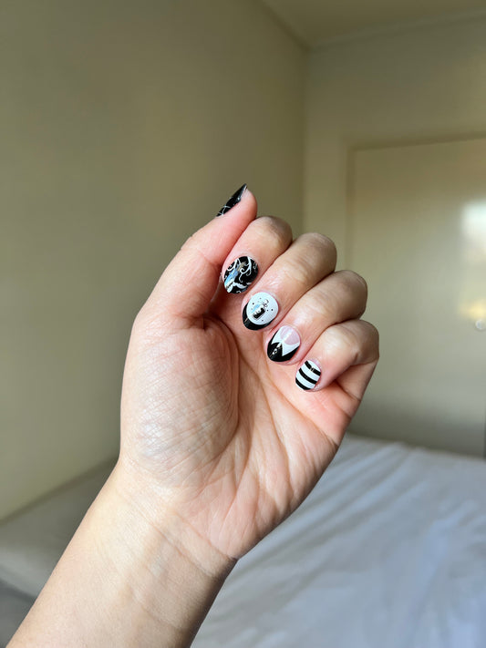 Kit de pegatinas para uñas de gel semicurado color aguamarina para hacer tú mismo
