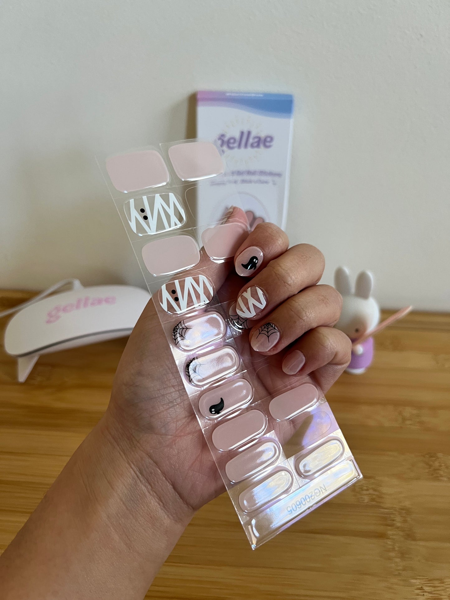 Kit de pegatinas para uñas de gel semicurado color aguamarina para hacer tú mismo