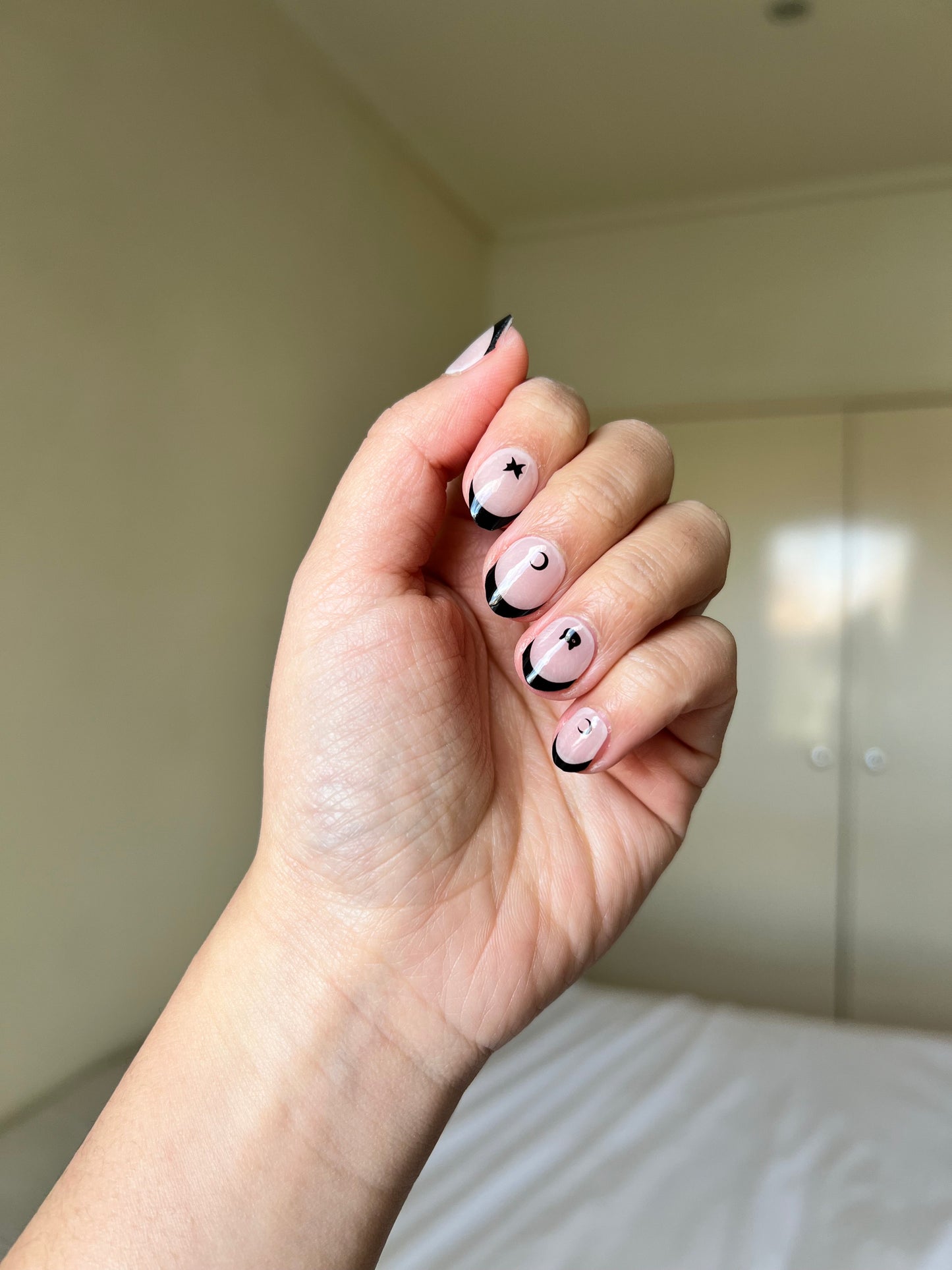 Kit de pegatinas para uñas de gel semicurado color aguamarina para hacer tú mismo