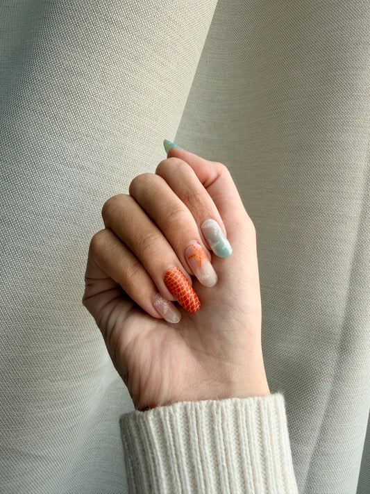 NEW Island Tides DIY Semicured Gel Nail Sticker Kit