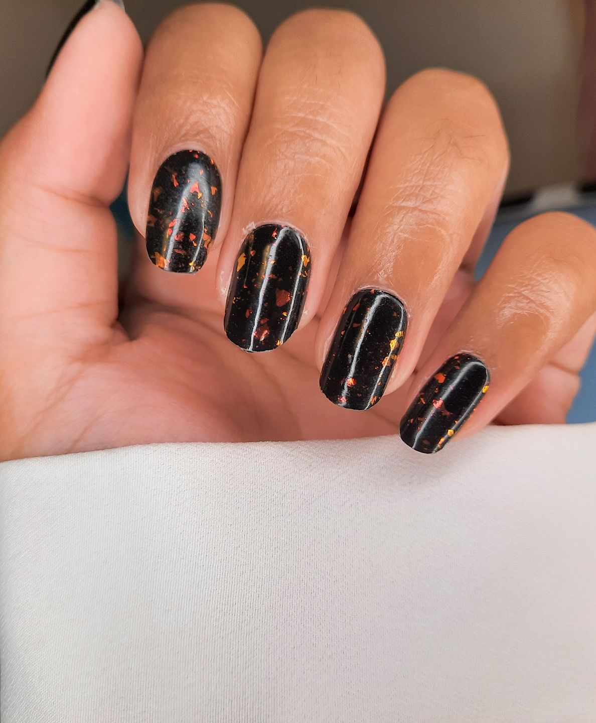 Embers By Night (Speckled) DIY Semicured Gel Nail Sticker Kit