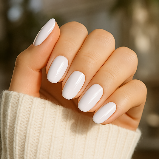 Gellae Icing Sugar White DIY Gel Nail Sticker Wrap Kit