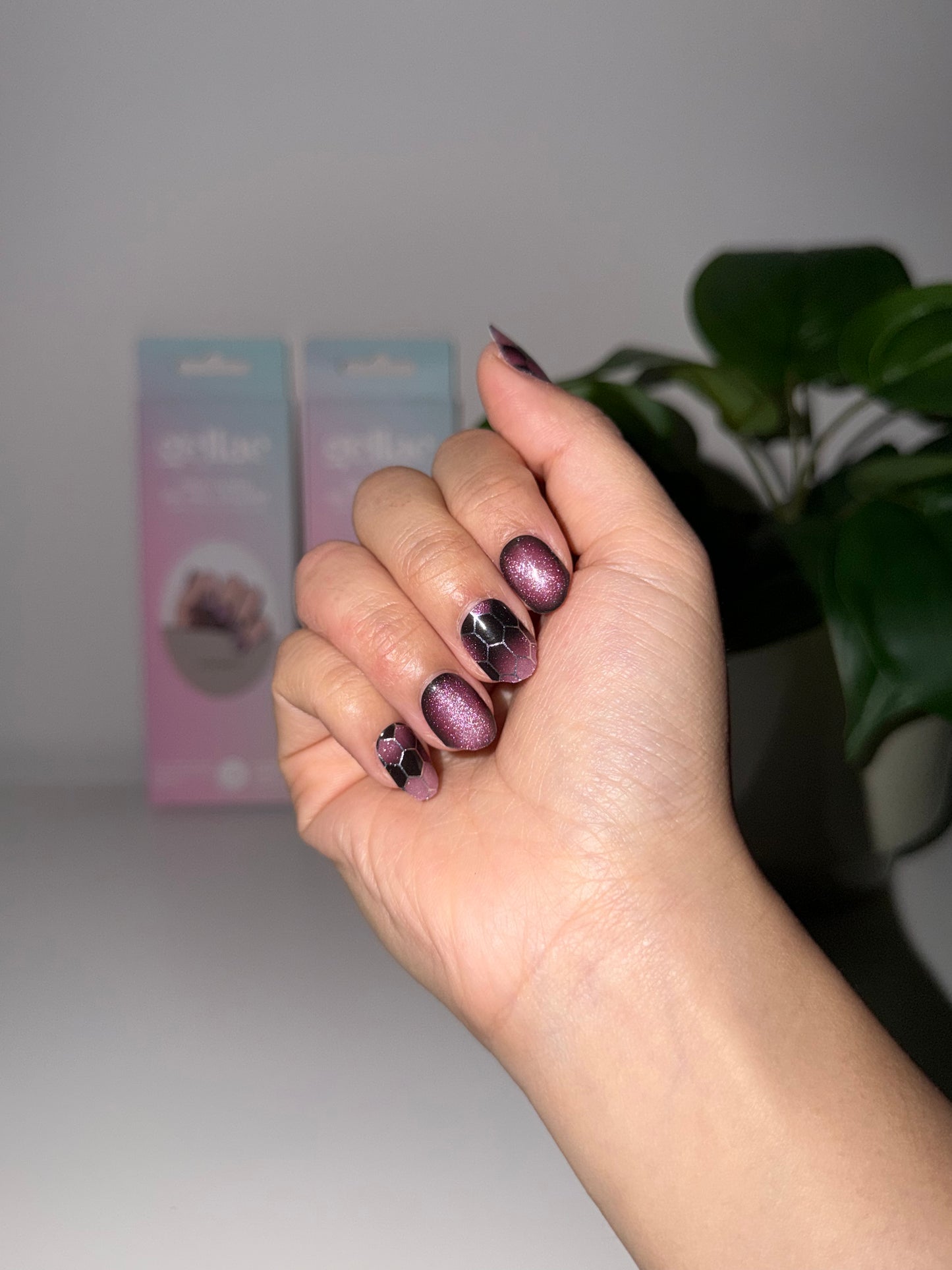 NEW Cosmic Nectar Bloom DIY Semicured Gel Nail Sticker Kit