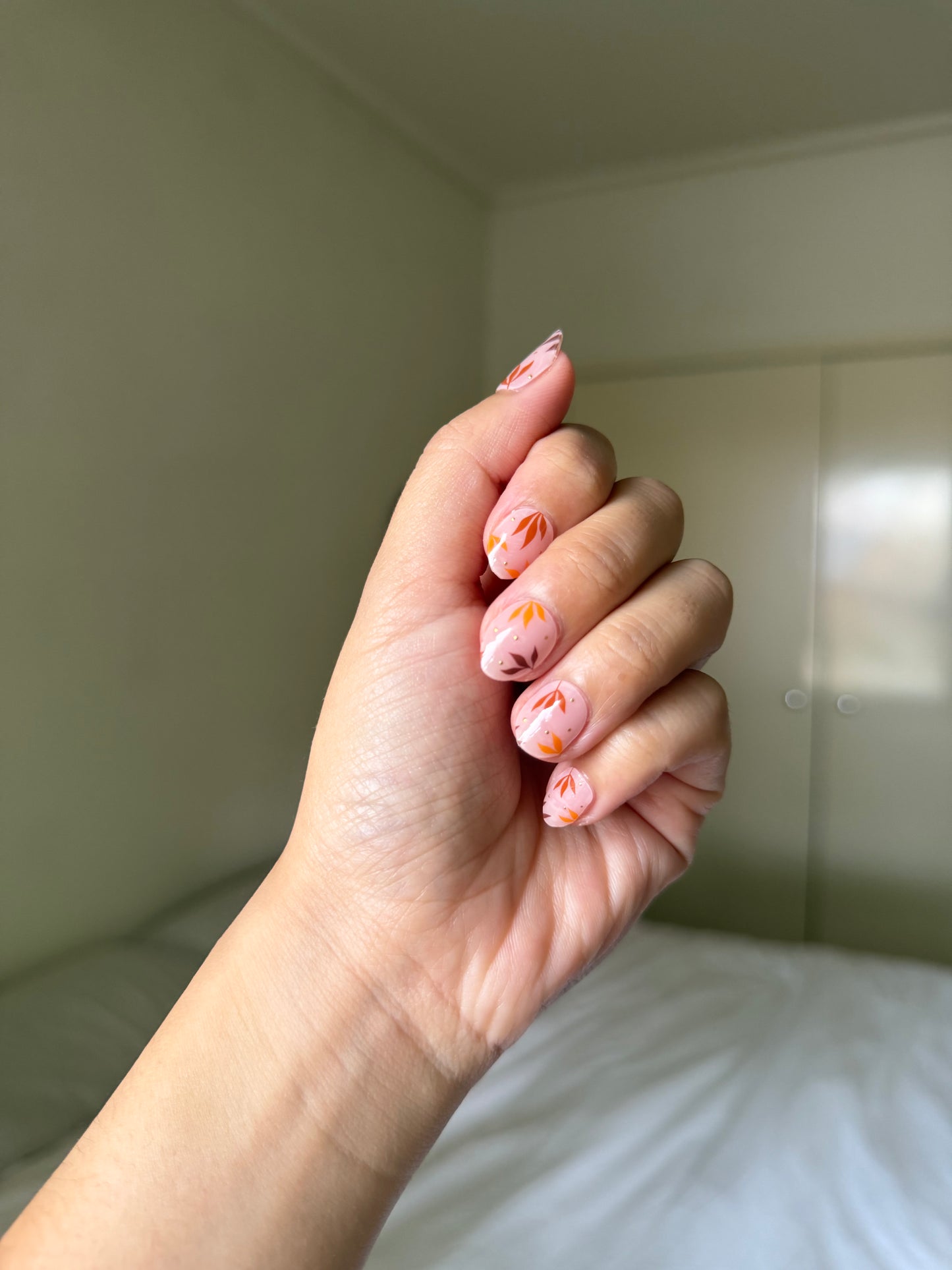 NEW Falling Petal Whisper DIY Semicured Gel Nail Sticker Kit