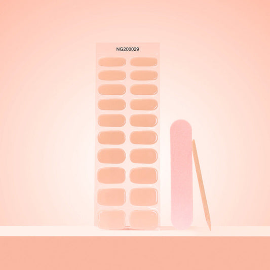 Baby Peach DIY Semicured Gel Nail Sticker Kit