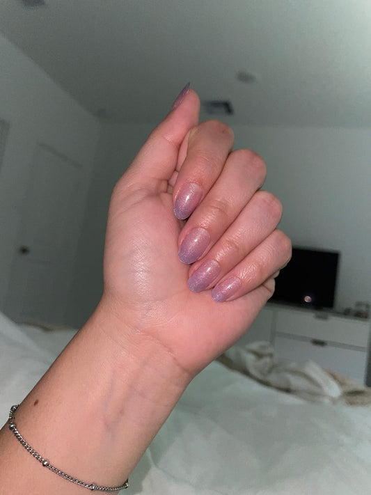 Lavender Haze Shimmer DIY Semicured Gel Nail Sticker Kit (LIMITED EDITION)