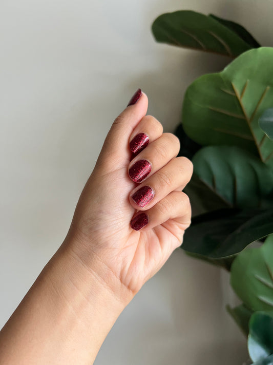 Kit de pegatinas para uñas de gel semicurado color aguamarina para hacer tú mismo
