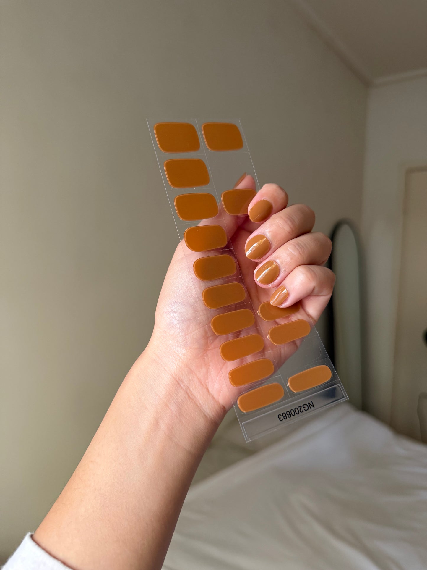 NEW Glazed Terracotta DIY Semicured Gel Nail Sticker Kit