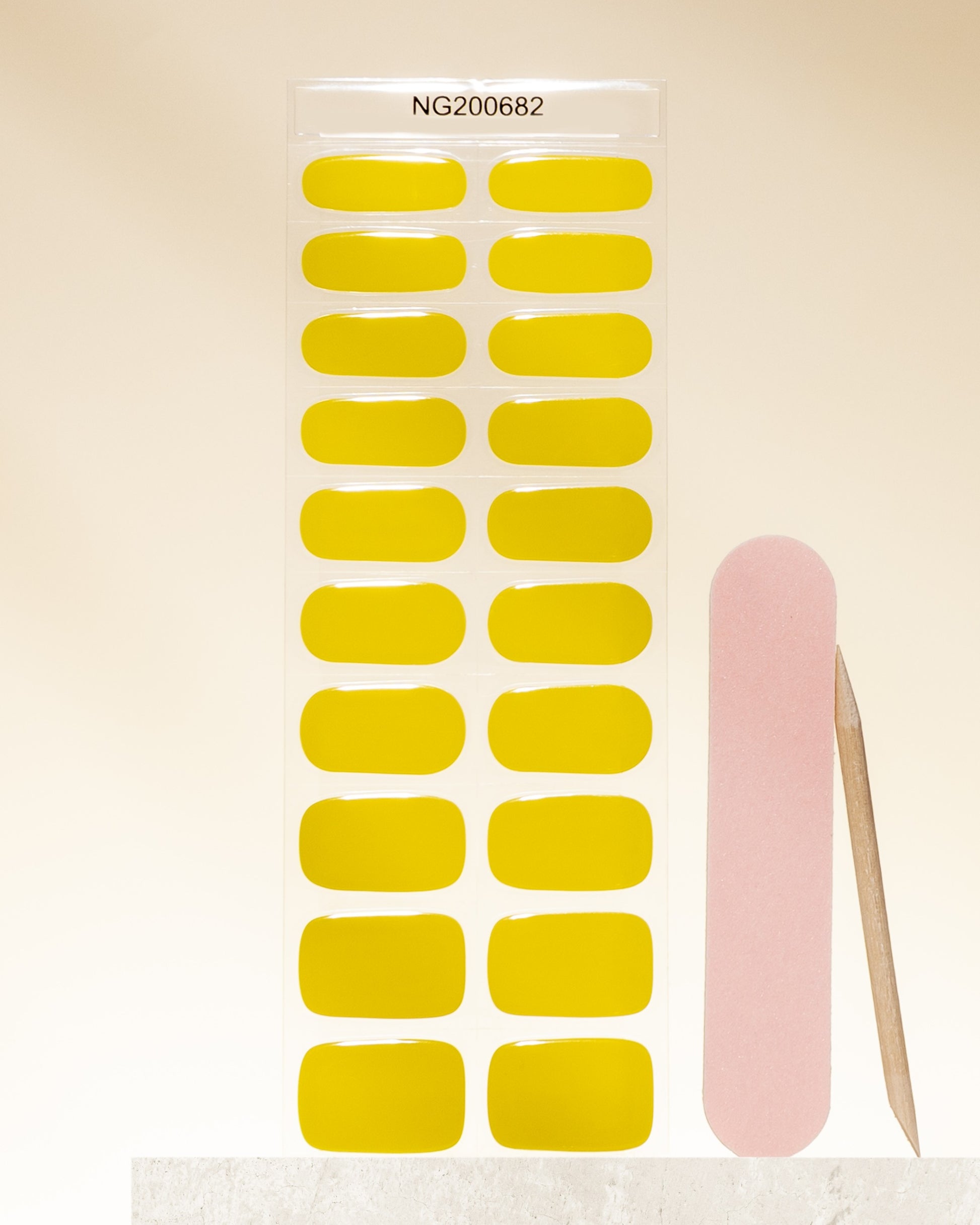 NEW Golden Buttercup DIY Semicured Gel Nail Sticker Kit