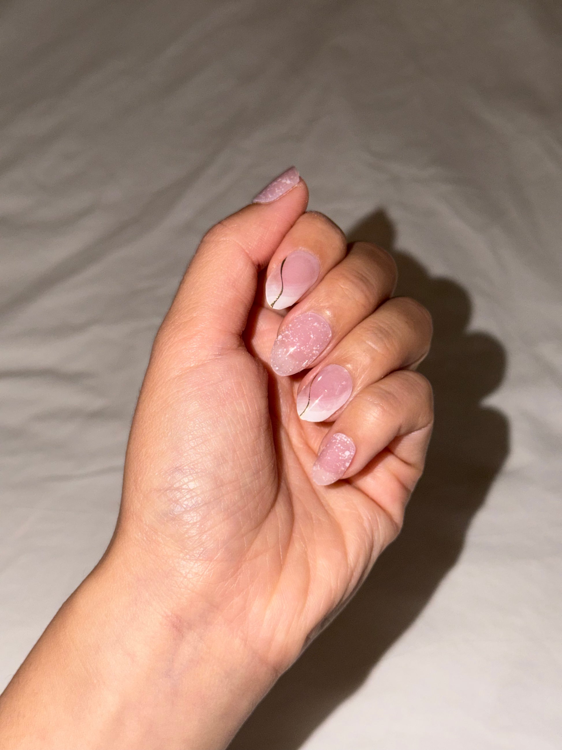 Luxe Crystal Sparkle DIY Semicured Gel Nail Sticker Kit
