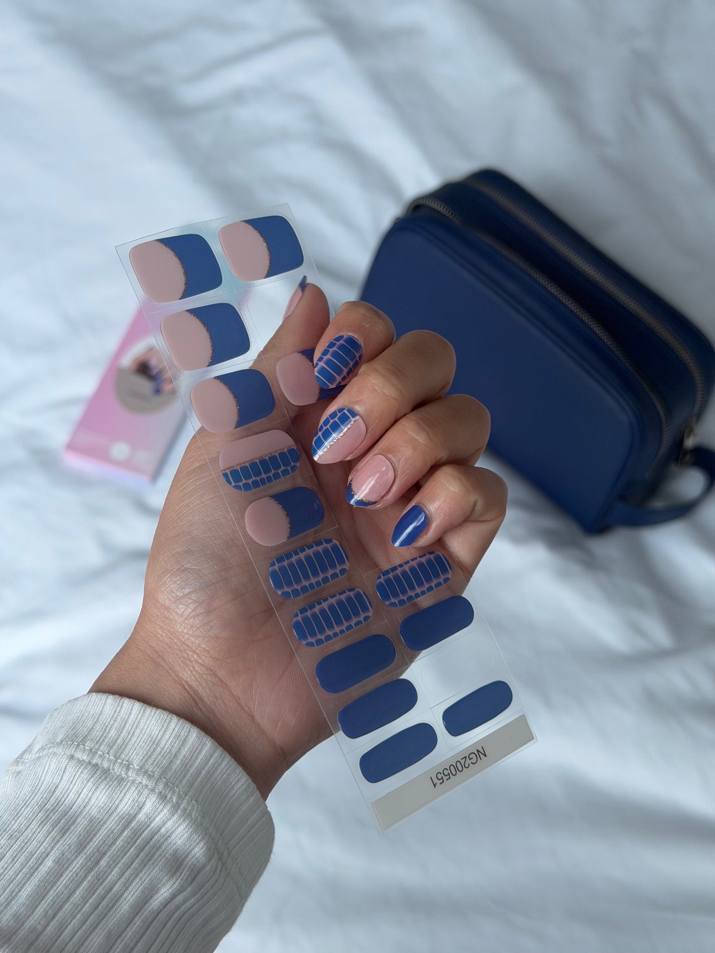 NEW Sapphire Viper DIY Semicured Gel Nail Sticker Kit