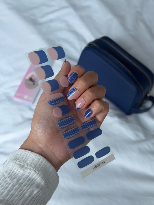 NEW Sapphire Viper DIY Semicured Gel Nail Sticker Kit