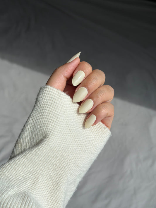 NEW Vanilla Bean Latte DIY Semicured Gel Nail Sticker Kit