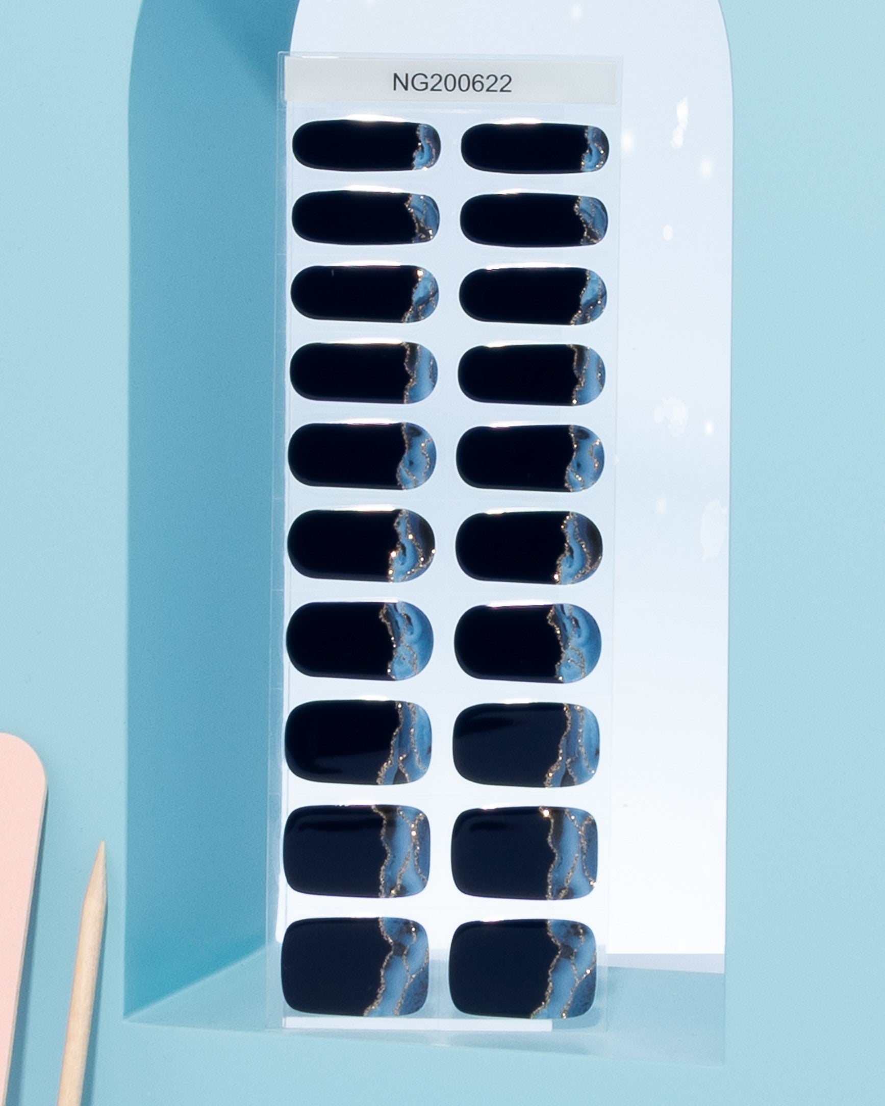 Winter Tide DIY Semicured Gel Nail Sticker Kit